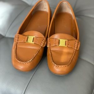 Camel Leather Ralph Lauren Loafers